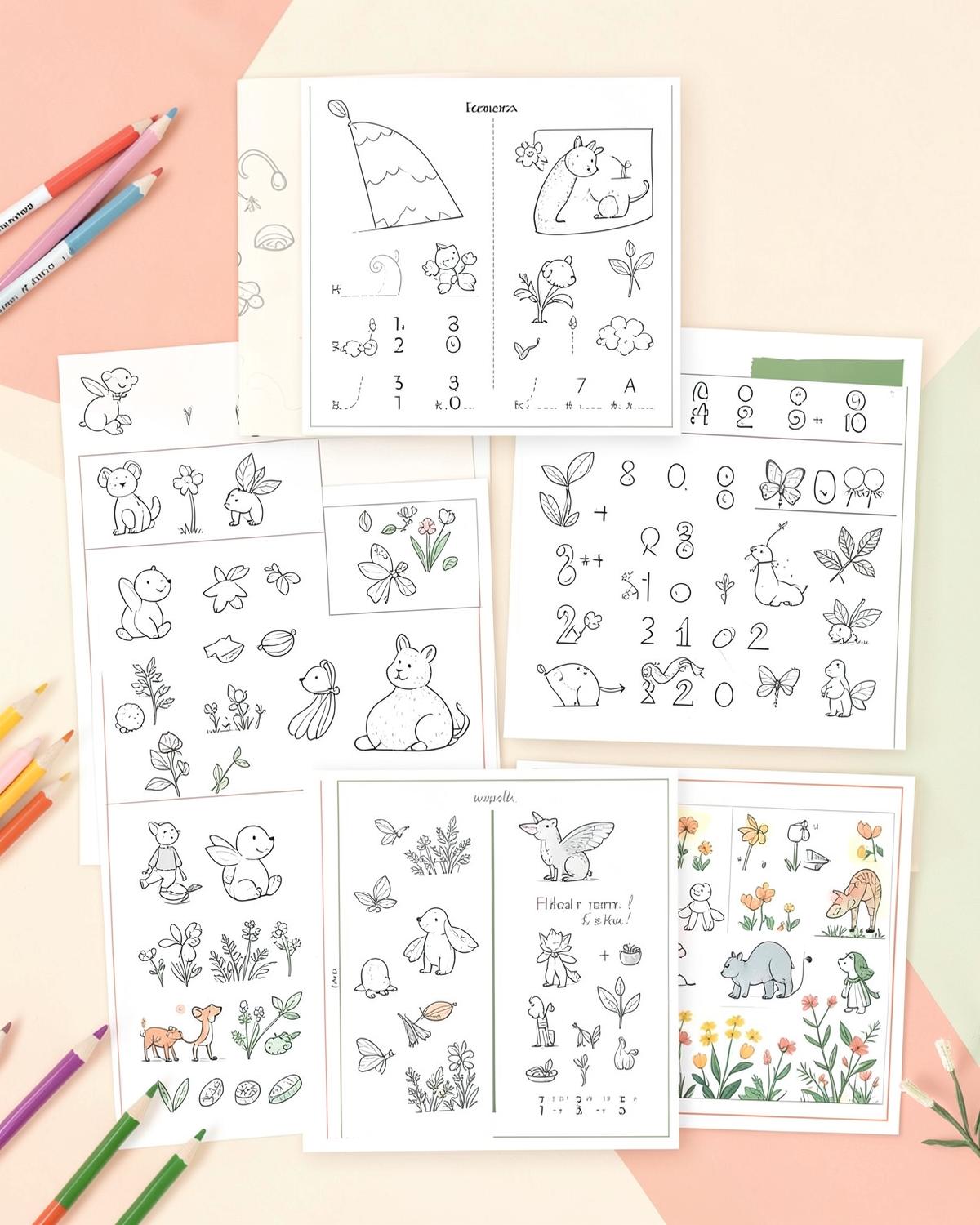 Nature & Numbers — printable product cover