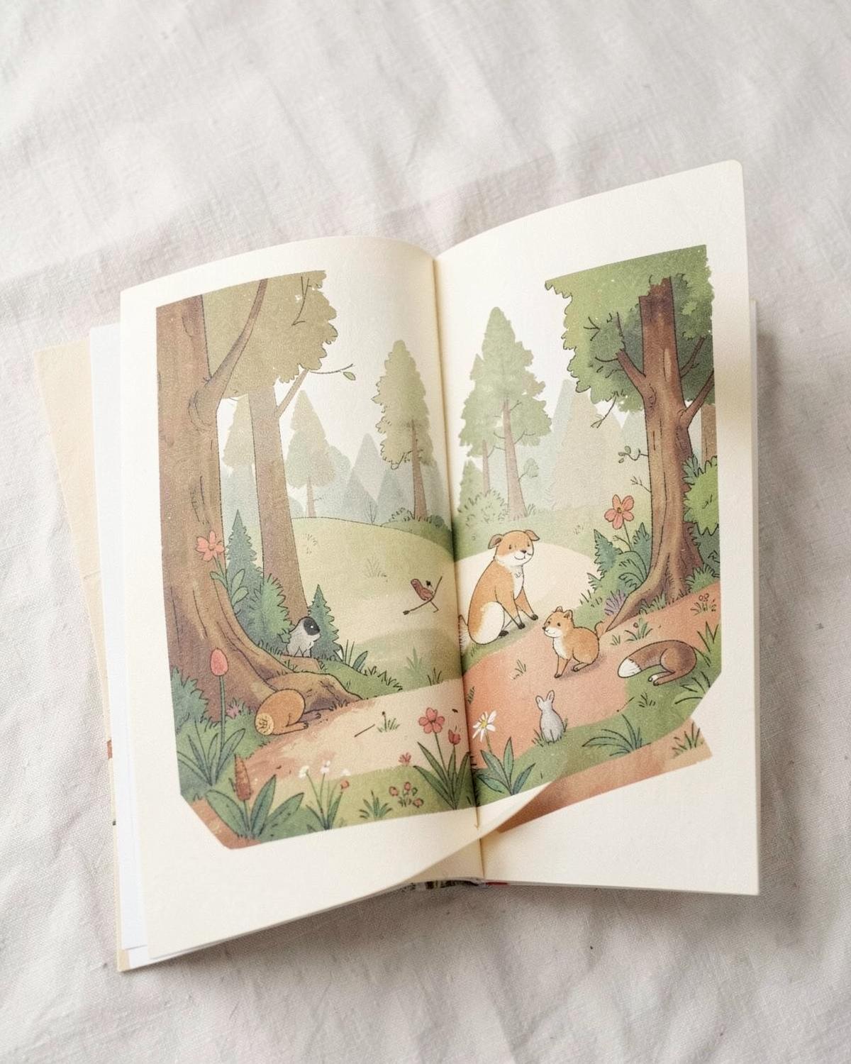 A Walk Through the Woods — printable product cover